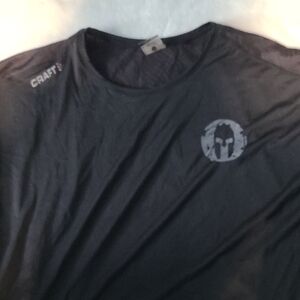 Craft Black T-Shirt with Spartan Logo